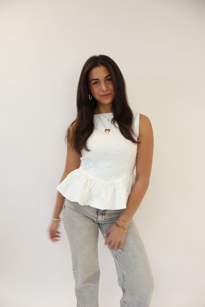 Marit Top White