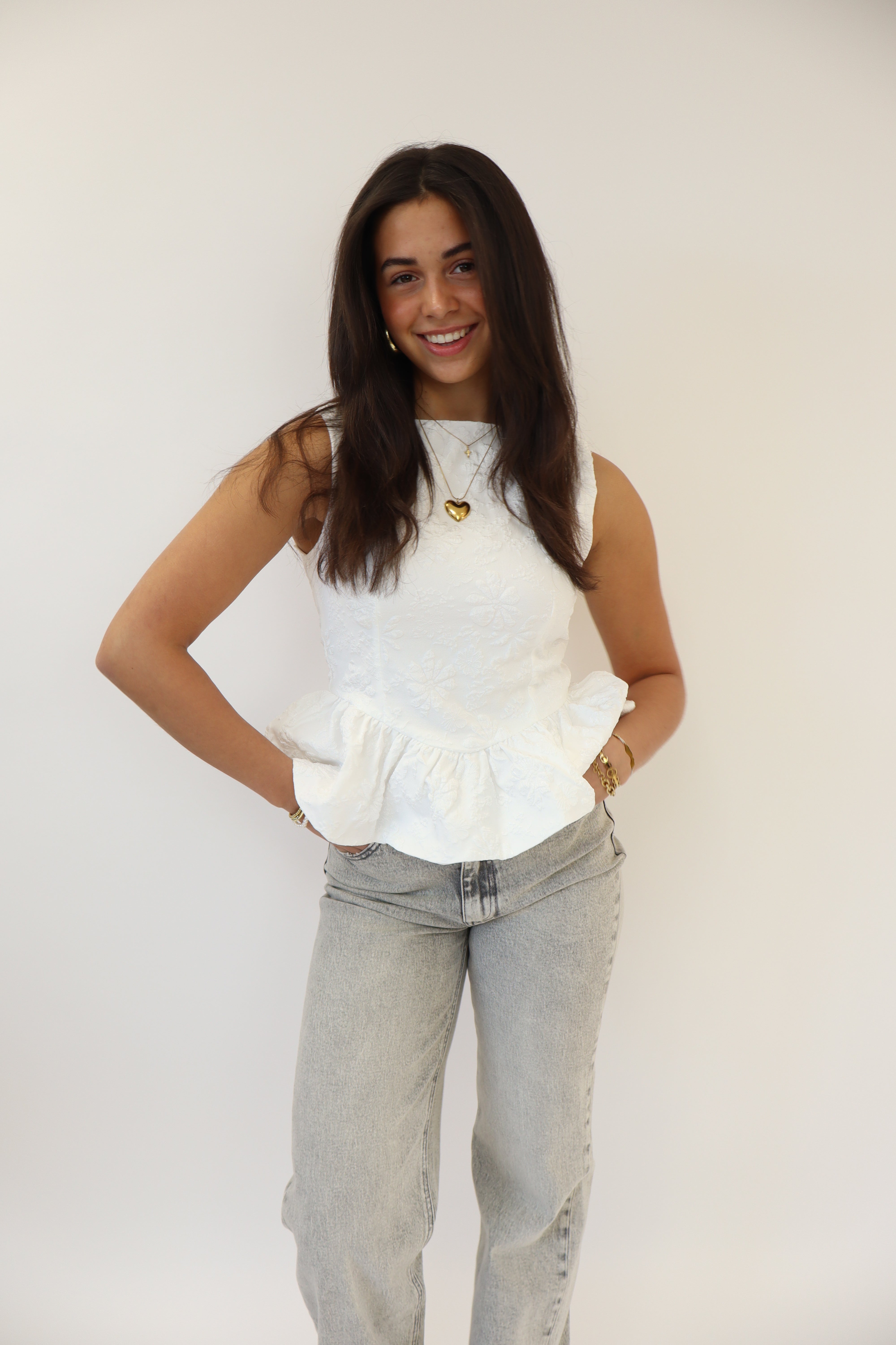 Marit Top White