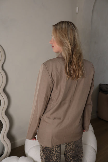 Yente Blazer Taupe